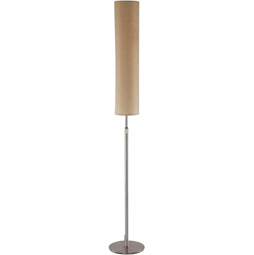 CVdrtyED Standing Lamp Modern Floor Lamp Stainless Steel High Pole Height Adjustable Reading Light Living Bedroom Bedroom Living Room(A)