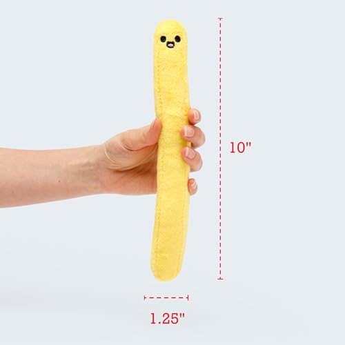 Image of WHAT DO YOU MEME? Emotional Support Fries by Relatable, Cuddly Stuffed Animals and Plushies Set, Includes 5 Fries Plush Toys with Carrying Basket, Funny Graduation Gifts & Cute Stuff