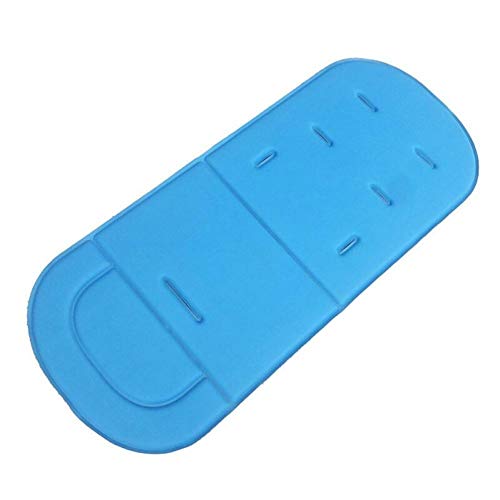 TOSSPER 1pc Pushchairs Seat Linersl, Baby Stroller Cushion Pushchair Pad Car Seat Mat for Newborn Baby Strollers (Blue)