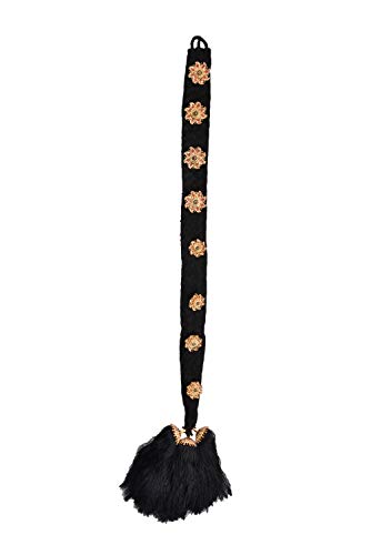 Bharatanatyam Kuchipudi Savaram & Kunjalam Kemp Ready Jadai Set Hair Jewellery for Wedding Women