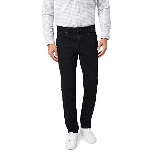 Image of DKNY Bedford Slim Fit Jeans for Men - Tapered Leg Stretch Denim Pants, Classic 5-Pocket Styling | Mens Slim Fit Jeans