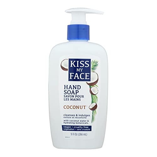 Hand Soap Coconut Kiss My Face 9oz savon mains hydratant