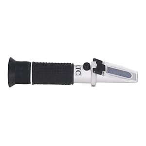 Brix Meter Refractometer, ATC Suiker Refractometer Tester Slijtvast Hoge Nauwkeurigheid 0-32% voor Fabriek
