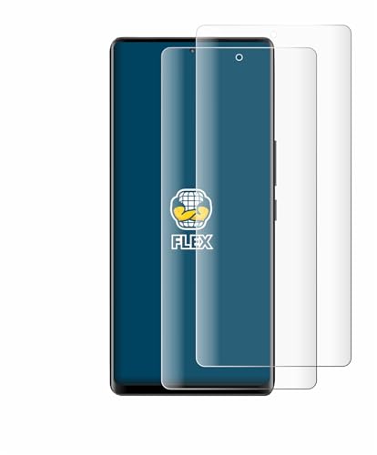 BROTECT 2 Stück Full-Cover Schutzfolie für Volla Phone Quintus Full-Screen Displayschutz-Folie [3D Curved, Anti-Fingerprint, Kristall-Klar]