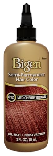 Bigen Semi-Permanent Haircolor Medium Cherry Brown 88ml 6 Pack
