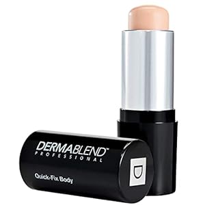 Dermablend Quick-Fix Body Makeup Full Coverage Foundation Stick, Water-Resistant Body Concealer for Imperfections & Tattoos, 0.42 Oz