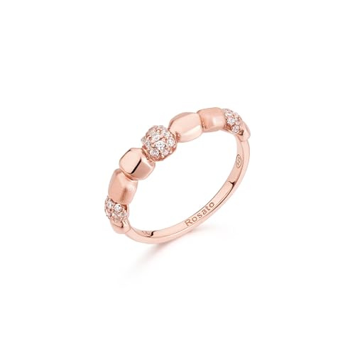 Bague femme en métal précieux Rosato Collection Bleue anneau minimaliste RZIB35