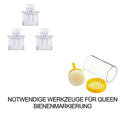 Imkerei-Werkzeugset, 10 Bienenstock-Raucher, 54 Räucherpellets, J-Haken, Rahmengriff, Imkerzubehör für Imkereibedarf… – Bild 5