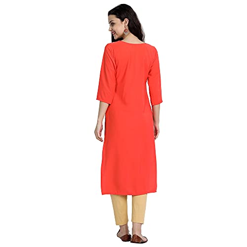 Image of Women's Crepe Straight Kurta
