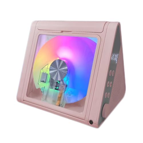 Vituord Reproductor De CD Portátil para El Hogar, Reproductor De Música CD Recargable De 4000 MAh, Altavoces HiFi De 2 X 5 W, con Bluetooth 5.3, USB, AUX, Control Remoto