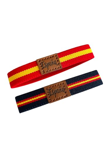 Genérico NETUZA - PACK 2 Pulseras Bandera España