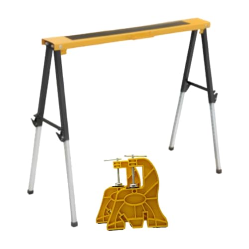 Fancyes Snowboard Wax Stand Set Ski Tuning Table with Snowboard Vise Holder Sturdy Anti Slip Ski Board Waxing Bench for Waxing Tuning