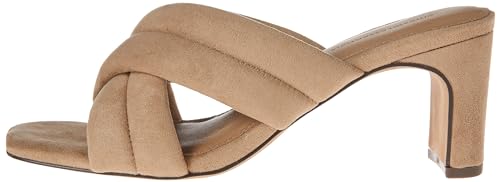 Image of Amazon Essentials Women's Crossover Block Heeled Mules Sandal with Padded Straps and Memory Foam Insole