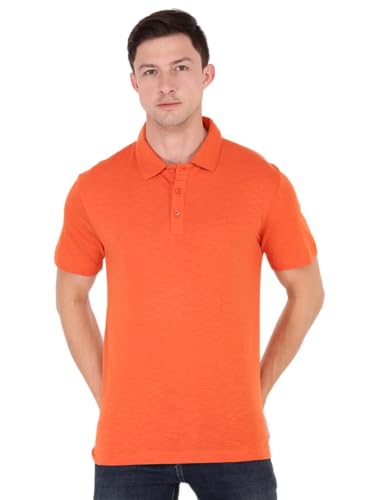 Image of Macroman M-Series Comfort Full Sleeve Slub Polo T-Shirt for Men, 100% Cotton, Pack of 1