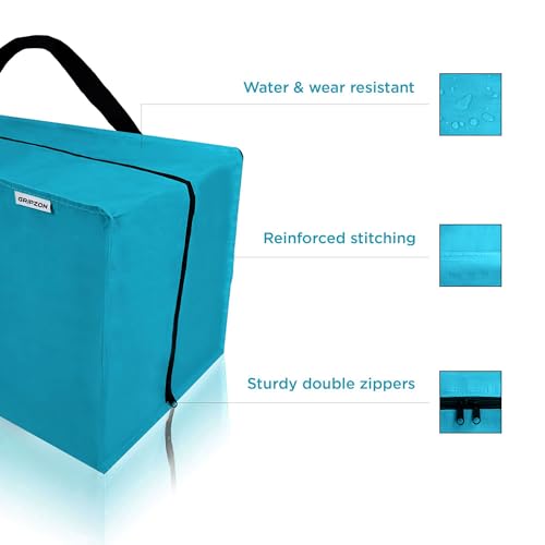 6 Pack Extra Large Moving Bags with Zippers, Backpack Straps & Reinforced Handles, Heavy Duty Storage Bags for Clothes, Moving, Space Saving, Blue