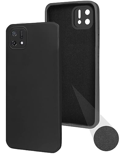 Image of Jkobi Back Cover Case for Oppo A16K | A16e (Matte Silicone with Inside Fiber Cloth |Black)