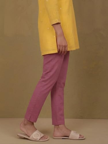 Image of TWIN BIRDS Women Viscose Cotton Kurti Pants | Stretch Ethnic Daily Trousers