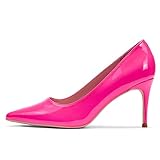 pumps neon grün Die geschlossenen stiletto pumps sorgen dafür, dass Ihre Beine im Büro oder bei anderen Anlässen gut aussehen und sich wohl fühlen. Egal, ob es sich um einen formellen oder einen legeren Anlass handelt, Lack high heels passen gut zu Kleidern oder T-Shirts und Jeans.