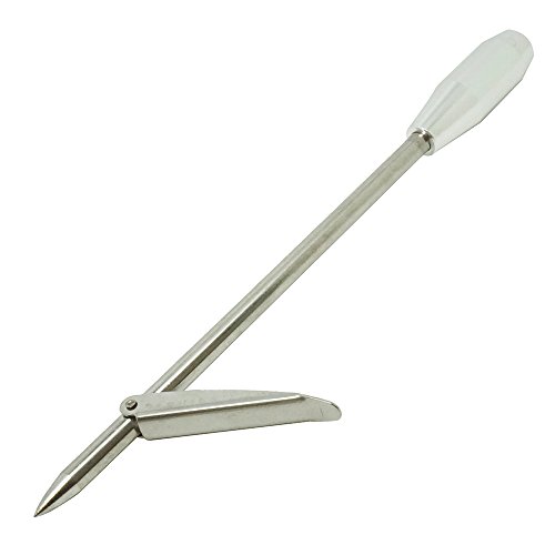 Scuba Choice Spearfishing Stainless Steel Pole Spear Tip with Single Barb Head, 7.5"