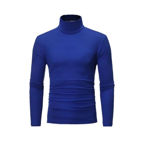 Men's Spring Thin Turtleneck Sweater Black Cotton Harajuku Knitted Solid Pull Homme Top