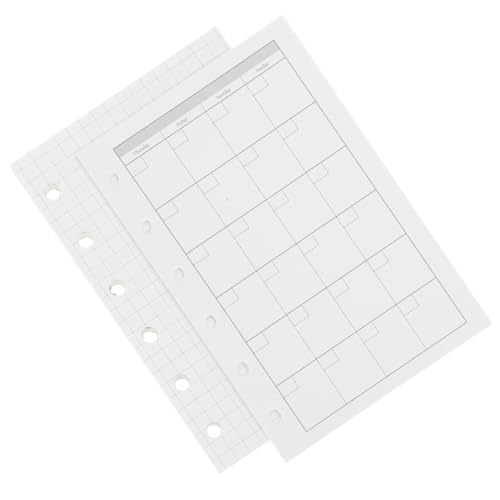 PLAFOPE 4個透明ボタン付きミニ手帳点 便利なルーズリーフノート おしゃれで持ち運びしやすいメモ帳 スクラップブックやプラン作成に