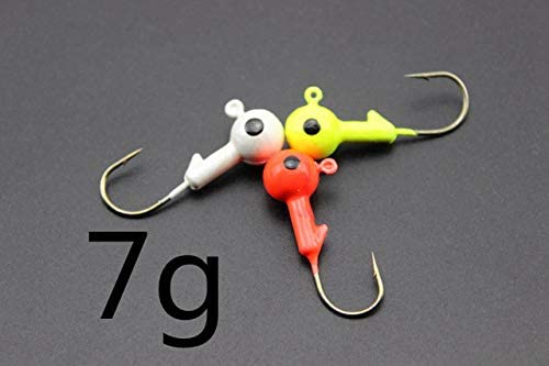 WorldCare® 20 PSC 3colors 1.5g/3.5g/5g/7g/10gHead JigsFishing s for Soft Fishing Tackle : Gundy