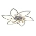 Ventola Da Soffitto Con Lampada, 30,7In 66W, Temperatura Colore 3 Telecomando, Lampada A Ventola A 3 Velocità Per Camera Da Letto E Soggiorno (6 slice / bianco / 66W)