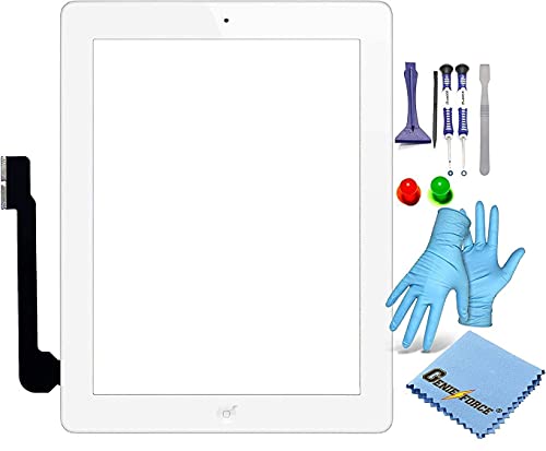 Vitre tactile iPad 3 cassée ? Remplacez votre écran blanc gforce75 complet