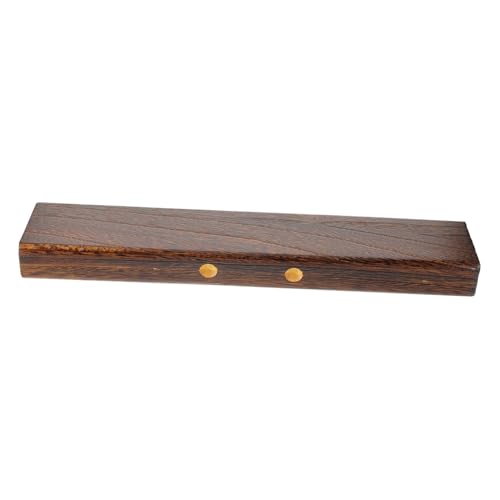 Boîte de pêche en bois de qualité supérieure avec finitions soignées en marron