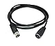 System-S S-Video Kabel 150 cm Din 7 Pin Stecker zu Buchse in Schwarz