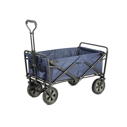 Carrito plegable para cámper, carrito utilitario resistente para camping, playa, compras, carro portátil con ruedas