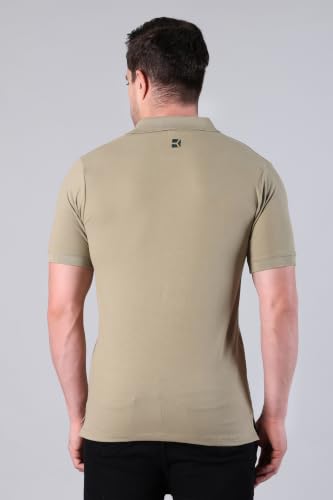 Image of Classic Polo | Comfortable Rich Cotton Blend, Band Collar, Regular Fit | Stylish & Premium All Day Wear