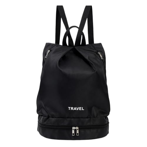 YNPQTDS Bolsa húmeda y seca para natación, bolsa de gimnasio ligera, bolsa de gimnasio multifuncional, mochila deportiva de viaje en seco y húmedo, bolsa impermeable para piscina, playa, gimnasio y
