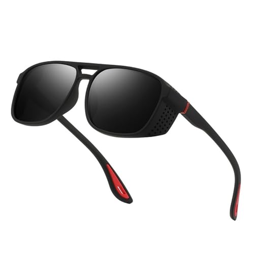 Lunettes de soleil polarisées double pont avec découpes latérales outdoor