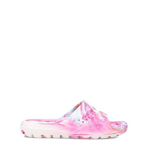 Skechers Foamies HoganColor Splashed 86781L Girls ToddlerYouth Sandal 5 M US Big Kid LavenderMulti