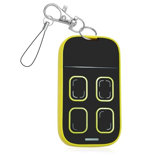 LAIVIYA Mando Garaje Universal, Portal De 280-868 Mhz Mando Universal Multifrecuencia, 4 En 1 Rolling Código, Universal Multifrecuencia