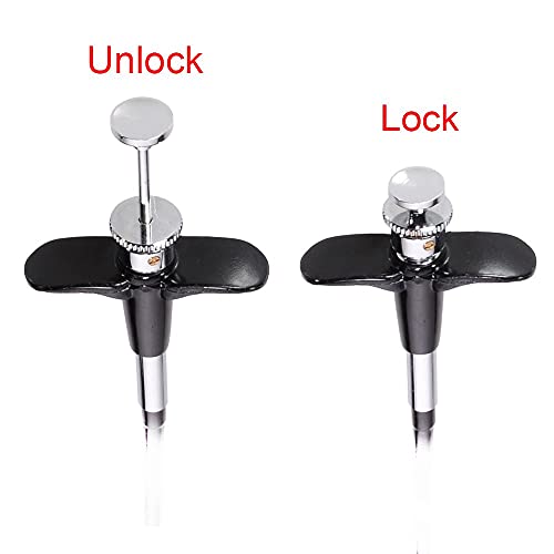 Foto&Tech Mechanical Shutter Release Cable With Bulb-Lock, Compatible With Nikon Df F80 F4 Fm2 F3 Fe Fm3A Fujifilm X-E3/X-Pro2 X10 X100 X-Pro1 X-E1 Df-1 Leica M6 M8 Ae-1 Minolta Srt-200 (40Cm) #TOP4