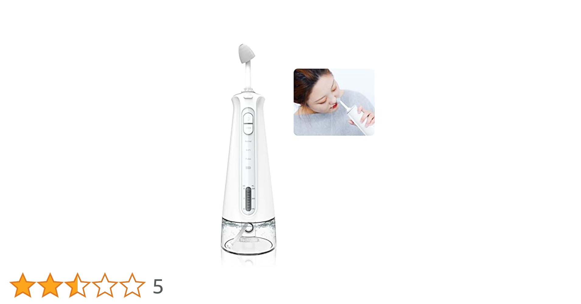 新品 TechLove 電動鼻洗浄器　ACアダプタセット Amazon.co.jp: 日本企業 Techlove 電動鼻用洗浄器 鼻うがい 鼻