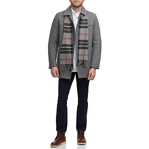 Image of Dockers Men's Weston Wool Blend Coat With Scarf (Regular and Big & Tall)