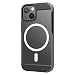Produktbild Black Rock - Hülle Air Robust Case Passend für Apple iPhone 13 Mini I Handyhülle MagSafe Kompatibel, Transparent, Durchsichtig, Dünn (Schwarz)