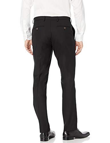 Amazon Essentials Men's Slim-Fit Wrinkle-Resistant Stretch Dress Pant, Black, 35W X 34L #TOP2