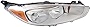 Evan Fischer Headlight Assembly Compatible with 2014-2017 Ford Fiesta Halogen Titanium Model Hatchback/Sedan Passenger Side