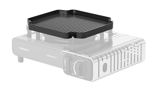 Campingaz Camp Bistro 3 Stove | 1 Burner Camping Stove | 2200 Watt Camp Stove | Compact portable Outdoor Cooker | Includes Carry case for Easy Transport | Black Griddle for Camp Bistro