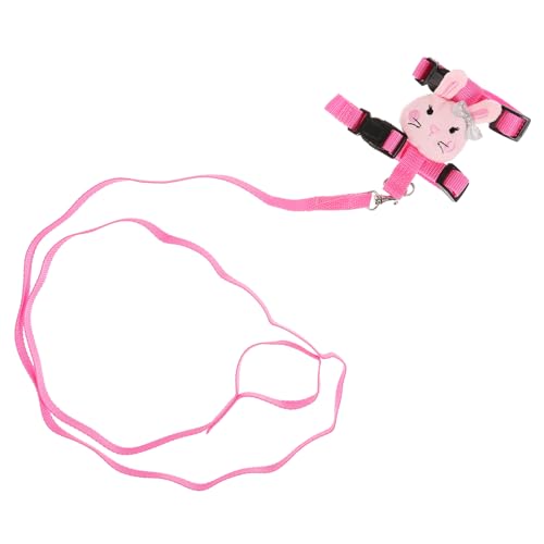 ERINGOGO 1Set Adjustable Rabbit Harness and Leash for Pets Lightweight Comfortable Ferret Walking Gear for Outdoor Activities Includes for Pet Control