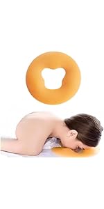 OULIGET Silicone Face Massage Pillow,SPA Beauty Face Relax Headrest,Salon Skin Care Soft Overlay ...
