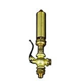 Valve Sifflet à joint fileté 1/4 JW-4, valve et poignée en bronze avec tube laiton for expériences de physique vapeur vive, pièces détachées for jouets