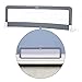 Fillikid Barrière de Lit, Barre Lit Sécurité Enfant et Bébé - 150 x 50 cm, Haut, Pliable pour lit Standard ou Boxspring - Gris Blanc