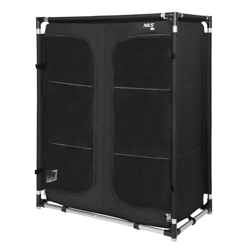Camping Klappschrank XL faltbar – Campingschrank Outdoor Faltschrank mit...