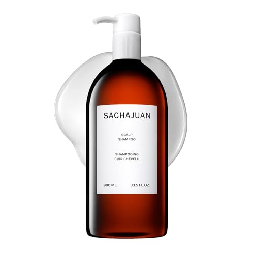 SACHAJUAN Scalp Shampoo | Anti-Dandruff Shampoo for Dry, Itchy Scalp | Soothes, Balances & Hydrates | With Salicylic Acid, Rosemary Oil & Menthol | Vegan & Paraben-Free | 33.5 fl oz