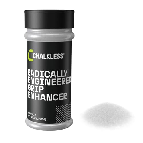Image of Chalkless Grip Enhancer - Premium Liquid Chalk Alternative & Less Mess Hand Chalk for Weightlifting, Powerlifting, Yoga, Gaming, Climbing, and More, Non-Toxic Long-Lasting & Reliable